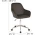 Carnegy Avenue Black Leather Office/Desk Chair