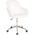 Carnegy Avenue White Leather Office/Desk Chair