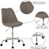 Carnegy Avenue Light Gray Fabric Office/Desk Chair