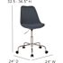 Carnegy Avenue Blue Fabric Office/Desk Chair