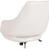 Carnegy Avenue White Leather Office/Desk Chair