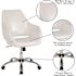 Carnegy Avenue White Leather Office/Desk Chair