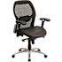 Carnegy Avenue Faux Leather Swivel Office Chair in Black