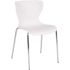 Carnegy Avenue Plastic Stackable Chair in White