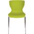 Carnegy Avenue Plastic Stackable Side Chair in Green