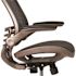 Black/Gold Waylon Mid-Back Swivel Office Chair with Adjustable Foot Ring and Armrests, Ergonomic Mesh Executive Chair
