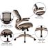 Carnegy Avenue Mesh Swivel Office Chair in Black