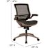Carnegy Avenue Mesh Swivel Office Chair in Black