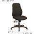 Carnegy Avenue Black Office/Desk Chair