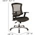Carnegy Avenue Waylon Mesh Ergonomic Office Chair in Black with Molded Foam Seat and Adjustable Arms