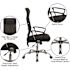 Carnegy Avenue Faux Leather Swivel Office Chair in Black