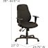 Carnegy Avenue Black Office/Desk Chair
