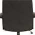 Carnegy Avenue Faux Leather Swivel Ergonomic Office Chair in Black
