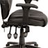 Carnegy Avenue Faux Leather Swivel Ergonomic Office Chair in Black