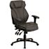 Carnegy Avenue Faux Leather Swivel Ergonomic Office Chair in Black
