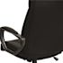 Carnegy Avenue Faux Leather Swivel Ergonomic Office Chair in Black