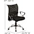 Carnegy Avenue Black Office/Desk Chair