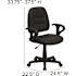 Carnegy Avenue Black Office/Desk Chair