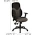 Carnegy Avenue Mesh Swivel Office Chair in Black