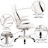 Carnegy Avenue White Office/Desk Chair