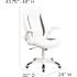 Carnegy Avenue White Office/Desk Chair