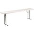 Carnegy Avenue Elon 96 in. L Rectangle Granite White Plastic Top Banquet Table