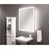 Home Netwerks 36 in. W x 30 in. H Frameless Rectangular LED Light Bathroom Vanity Mirror in Silver w / White LED Lit Frame