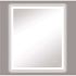 Home Netwerks 36 in. W x 30 in. H Frameless Rectangular LED Light Bathroom Vanity Mirror in Silver w / White LED Lit Frame