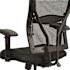 Carnegy Avenue Fabric Adjustable Height Ergonomic Drafting Chair in Black