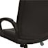 Carnegy Avenue Faux Leather Swivel Office Chair in Black