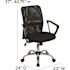 Carnegy Avenue Mesh Swivel Office Chair in Black