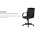 Carnegy Avenue Black Office/Desk Chair
