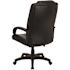 Carnegy Avenue Faux Leather Swivel Ergonomic Office Chair in Black