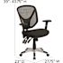 Carnegy Avenue Mesh Swivel Office Chair in Black