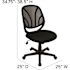 Carnegy Avenue Mesh Swivel Office Chair in Black