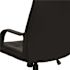 Carnegy Avenue Vinyl Swivel Ergonomic Office Chair in Black
