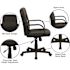 Carnegy Avenue Vinyl Swivel Office Chair in Black