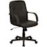 Carnegy Avenue Vinyl Swivel Office Chair in Black