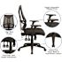 Carnegy Avenue Mesh Swivel Office Chair in Black