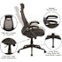 Carnegy Avenue Mesh Swivel Office Chair in Black
