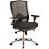 Carnegy Avenue Fabric Swivel Ergonomic Office Chair in Black