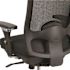 Carnegy Avenue Fabric Swivel Ergonomic Office Chair in Black