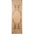 Carnegy Avenue Fielder 96 in. L Rectangular Natural Wood Top w/ Metal Edges, Protective Corner Guards Folding Banquet Table