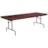 Carnegy Avenue 96 in. Mahogany Wood Table top Material Folding Banquet Tables