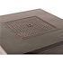 Fire Sense Weyland 40 in. x 24 in. Square Aluminum Propane Fire Pit Table in Antique Bronze