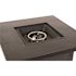 Fire Sense Weyland 40 in. x 24 in. Square Aluminum Propane Fire Pit Table in Antique Bronze