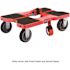 SNAP-LOC All-Terrain 6 in. Swivel Plate Caster with 375 lbs. Load Rating