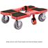 SNAP-LOC Super Duty 6 in. Swivel Plate Caster with 450 lbs. Load Rating and Brake