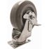 SNAP-LOC Super Duty 6 in. Swivel Plate Caster with 450 lbs. Load Rating and Brake