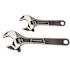 Crescent 6 in. and 10 in. Wide Jaw Adjustable Wrench Set (2-Piece)